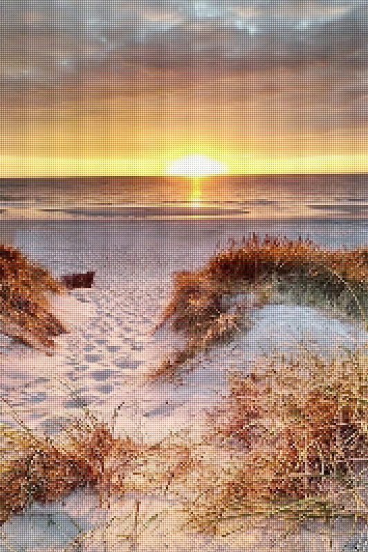 Sonnenaufgang am Strand